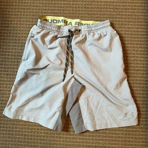 Men’s Under Armour Shorts Fitness Grey Size Medium